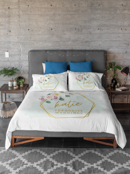 customised bed sheets corporate gift